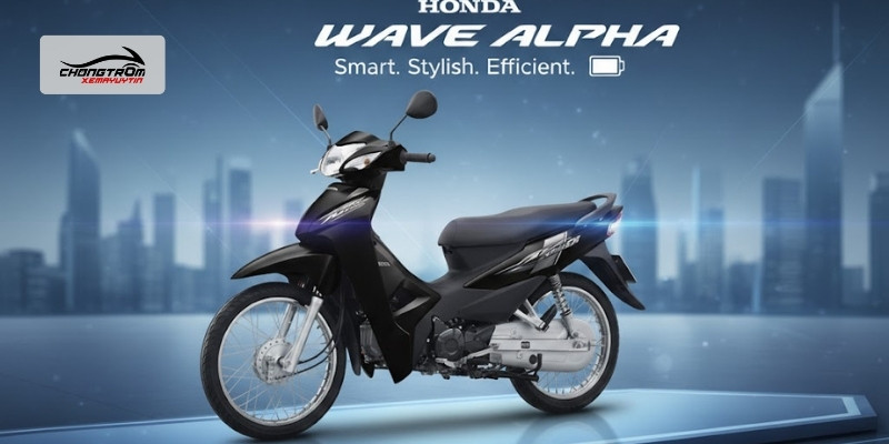 Honda Wave Alpha 2024 Màu đen