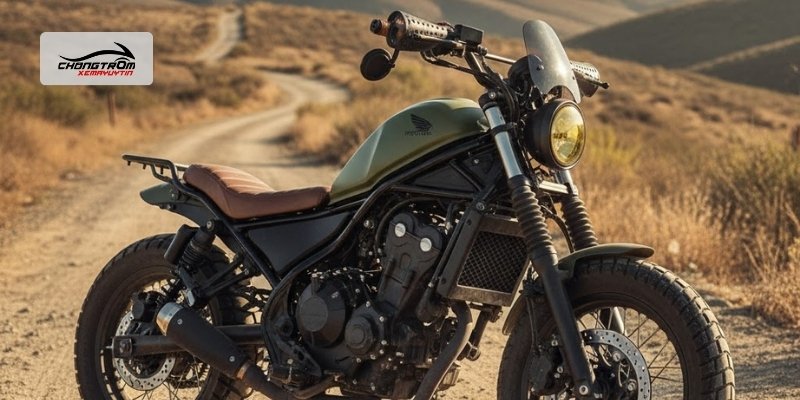 Xe Rebel 300 độ Phong Cách Scrambler
