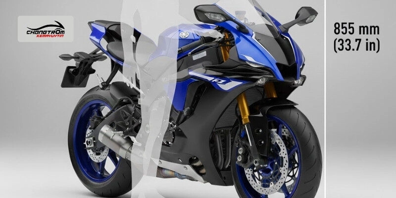 Chiều cao yên các dòng moto 600–1000cc: So sánh 2025